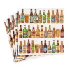 Caspari Tailgates|Cocktail Party|99 Bottles Paper Cocktail Napkins - 20 Per Package