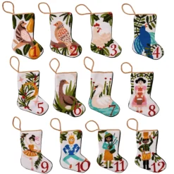 Bauble Stockings Christmas Decor|Ornaments|12 Days - 10 Lords a Leaping Bauble Stocking