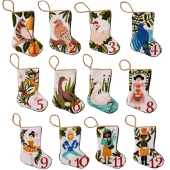 Bauble Stockings Christmas Decor|Ornaments|12 Days - 8 Maids a Milking Bauble Stocking