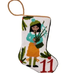 Bauble Stockings Christmas Decor|Ornaments|12 Days - 11 Pipers Piping Bauble Stocking