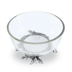 Vagabond House Serving Platters & Bowls|Acorn & Oak Leaf Dip Bowl