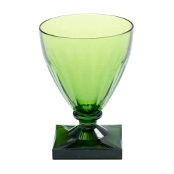 Caspari Tailgates|Engagement Party|Acrylic 8.5 oz. Wine Goblet in Emerald - 6 Each