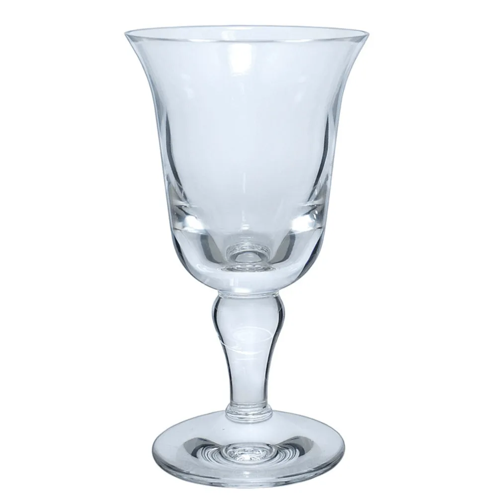 Caspari Tailgates|Cocktail Party|Acrylic Flared Clear Water Glass - 1 Water Glass