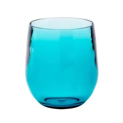 Caspari Mother'S Day|Bar Tools & Acrylic Barware|Acrylic 12oz Tumbler Glass in Turquoise - 1 Each