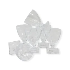 Caspari Fourth Of July|Easter|Acrylic Wine Goblet in Crystal - 8.5oz