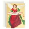 Caspari Christmas And Holiday Cards|Boxed Holiday Cards|Angel Large Boxed Christmas Cards - includes 15 Boxed Christmas Cards & Envelopes