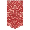 Caspari Christmas Napkins|Valentine'S Day|Annika Die-Cut Paper Linen Guest Towel Napkins in Red - 12 Per Package