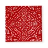 Caspari Christmas Napkins|Valentine'S Day|Annika Paper Cocktail Napkins in Red - 20 Per Package