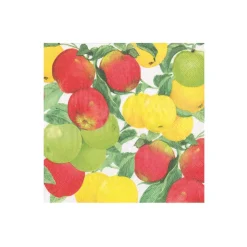 Caspari Boxed Cocktail Napkins|Apples Boxed Cocktail Napkins - 40 Per Box