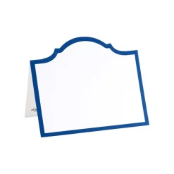 Caspari Graduation Celebration|Engagement Party|Arch Die-Cut Place Cards in Navy - 8 Per Package