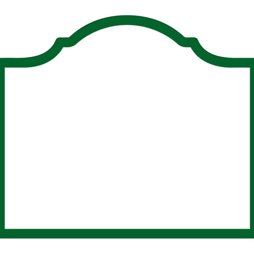 Caspari Place Cards|Arch Hunter Green Place Cards - includes 8 Place Cards