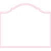 Caspari Place Cards|Arch Petal Pink Place Cards - 8 Per Package