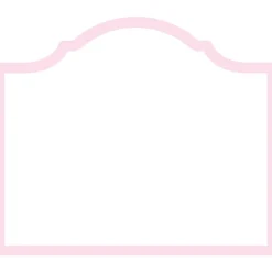 Caspari Place Cards|Arch Petal Pink Place Cards - 8 Per Package