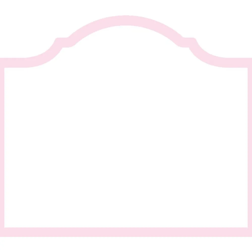 Caspari Place Cards|Arch Petal Pink Place Cards - 8 Per Package