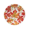 Caspari Paper Dinner Plates|Autumn Hues White Dinner Plates - 8 Per Package