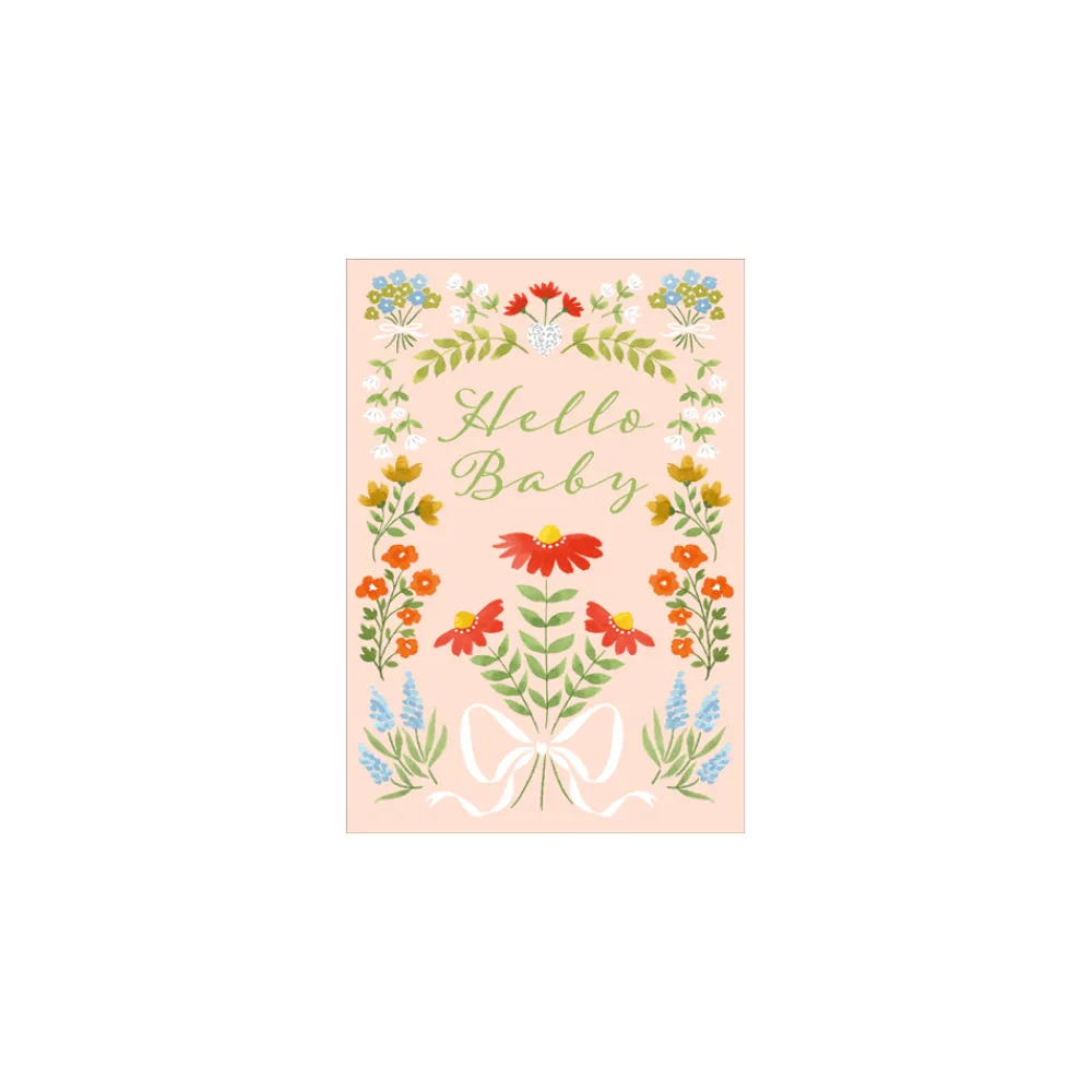 Caspari Baby Shower|Greeting Cards|Baby - Set Of Six Greeting Cards And Envelopes