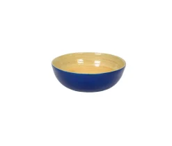 Albert L Punkt Memorial Day|Serving Platters & Bowls|Bamboo Small Salad Bowl in Blue - 1 each