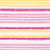 Caspari Wrapping Paper|Bamboo Stripe Pink And Yellow Gift Wrapping Paper - 30" x 8' Roll