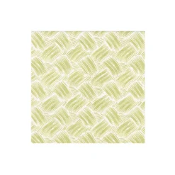Caspari Boxed Cocktail Napkins|Basketry Moss Green Paper Linen Boxed Cocktail Napkins - 30 Per Package
