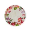 Caspari Paper Salad And Dessert Plates|Berry Botanical Taupe Salad & Dessert Plates - 8 Per Package