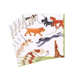 Caspari Paper Cocktail Napkins|Best in Show Paper Cocktail Napkins - 20 Per Package