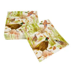 Caspari Paper Cocktail Napkins|Birds Of A Feather Cocktail Napkins - 20 Per Package