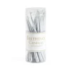 Caspari Engagement Party|Birthday|Birthday Candles in Silver - 20 Candles Per Box