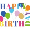 Caspari Birthday|Paper Placemats|Birthday Surprise Paper Placemats in White - 12 Per Package,