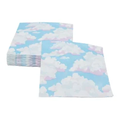 Caspari Paper Cocktail Napkins|Blue Skies Cocktail Napkins - 20 Per Package