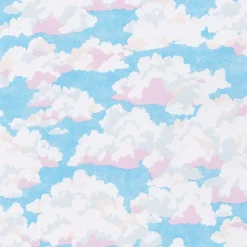 Caspari Wrapping Paper|Blue Skies Gift Wrap - One 30" X 8' Roll