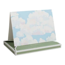 Caspari Thank You Notes|Blue Skies Thank You Notes - 8 Note Cards & 8 Envelopes