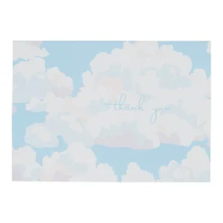 Caspari Thank You Notes|Blue Skies Thank You Notes - 8 Note Cards & 8 Envelopes