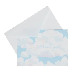 Caspari Thank You Notes|Blue Skies Thank You Notes - 8 Note Cards & 8 Envelopes
