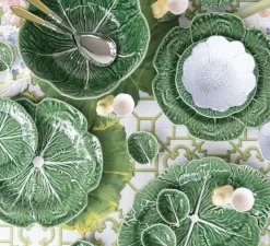 Bordallo Pinheiro Ceramic Plates & Dinnerware|Cabbage Salad Plate