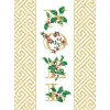 Caspari Christmas And Holiday Cards|Boxed Holiday Cards|Botanical Noel And Fretwork Small Boxed Christmas Cards - includes 15 cards & envelopes