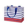 Caspari Memorial Day|Gift & Bottle Bags|Breton Stripe Small Gift Bags - 1 Each