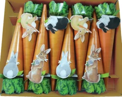 Caspari Easter|Celebration Crackers|Bunnies and Carrots 10