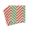 Caspari Christmas Napkins|Paper Cocktail Napkins|Candy Cane Stripes Paper Cocktail Napkins - 20 Per Package