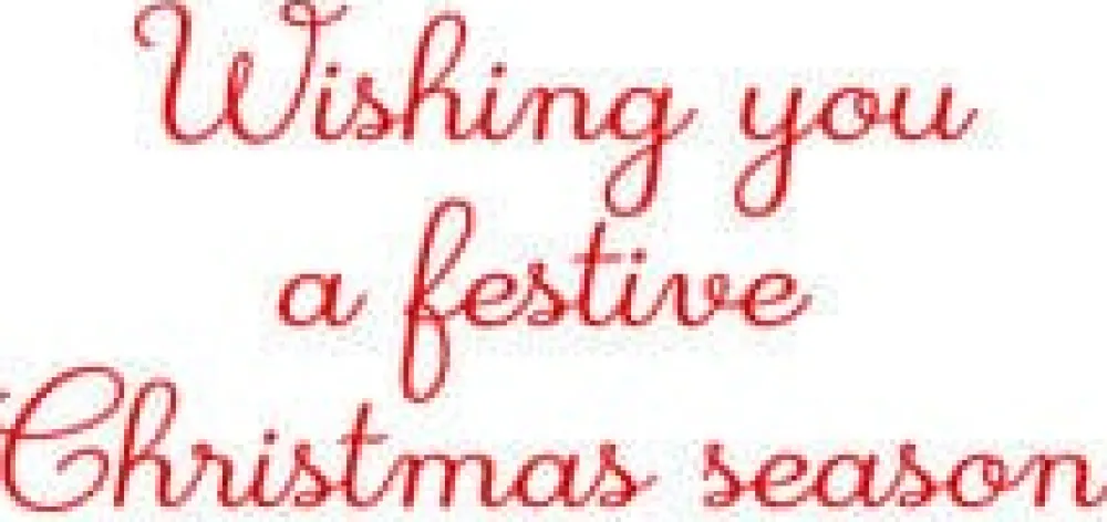 Caspari Christmas And Holiday Cards|Boxed Holiday Cards|Christmas Cheer with Santa & Reindeer Small Boxed Christmas Cards - includes 15 cards & envelopes