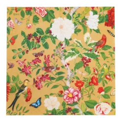 Caspari Paper Luncheon Napkins|Christmas Chinoiserie Gold Luncheon Napkins - includes 20 Luncheon Napkins