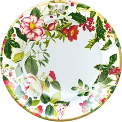 Caspari Paper Dinner Plates|Christmas Chinoiserie Paper Dinner Plates - includes 8 Paper Dinner Plates