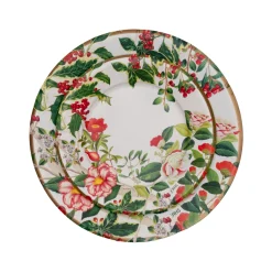 Caspari Paper Dinner Plates|Christmas Chinoiserie Paper Dinner Plates - includes 8 Paper Dinner Plates