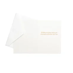 Caspari Christmas And Holiday Cards|Boxed Holiday Cards|Christmas Fauna Small Boxed Christmas Cards - includes 15 cards & envelopes