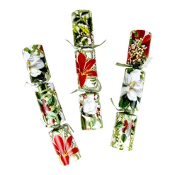 Caspari Christmas Crackers|Celebration Crackers|Christmas Garden Christmas Cracker, 12 Inch - 6 per box