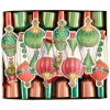 Caspari Christmas Crackers|Celebration Crackers|Christmas In The Air 10" Luxury Cone Crackers - 8 per box