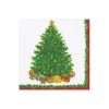 Caspari Paper Cocktail Napkins|Christmas Tree Cocktail Napkins - includes 12 Cocktail Napkins
