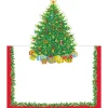 Caspari Place Cards|Christmas Tree Place Cards - includes 8 Cards