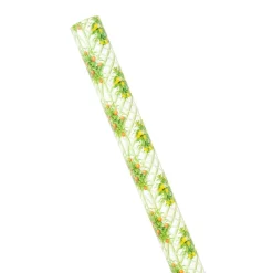 Caspari Wrapping Paper|Citrus Topiaries Gift Wrapping Paper in White - 30" x 8' Roll
