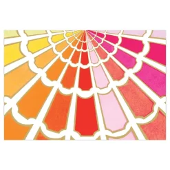 Caspari Place Cards|Color Wheel Die-Cut Place Cards - 8 Per Package