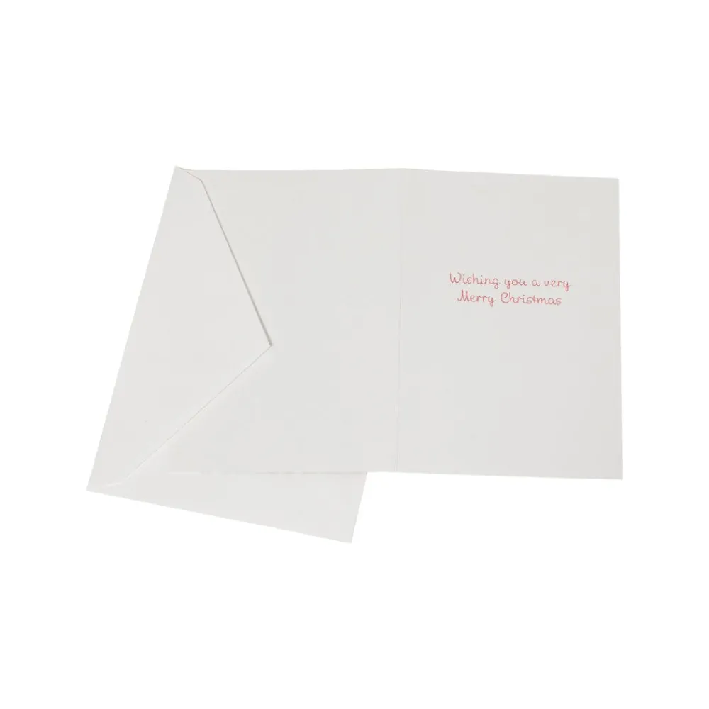 Caspari Christmas And Holiday Cards|Boxed Holiday Cards|Colorful Dot Christmas Tree Small Boxed Christmas Cards - includes 15 cards & envelopes